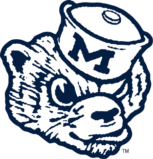 Michigan Wolverines 1948-1963 Primary Logo DIY iron on transfer (heat transfer)